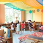 The interior of Morning Star International School library at the Tay Ho campus